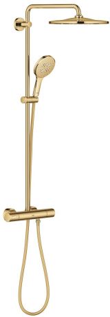 Душевая система GROHE Rainshower SmartActive 310 с термостатом для душа, холодный рассвет глянец (26836GL0)