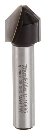 Фреза концевая фасочная Makita 12, 7х12, 7х8х32х2Т, 45°, D-10665