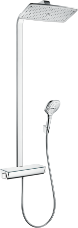 Душевая система hansgrohe Raindance E 360 1jet EcoSmart с термостатом 27286000, хром