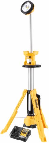Аккумуляторная мачта освещения DEWALT DCL079P1, 18 В, 3000 лм, с АКБ 5 Ач и ЗУ (DCL079P1N-XJ)