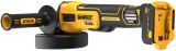 Аккумуляторная угловая шлифмашина DEWALT DCG409VST1, 18/54 В, 125 мм, 9000 об/мин, с АКБ 6 Ач и ЗУ, в кейсе TSTAK (DCG409VST1-QW)