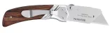 Нож STANLEY FOLDING KNIFE WITH WOODEN HANDLE STANLEY 0-10-073, складной с фиксированным лезвием с фронтальной загрузкой и деревянной ручкой