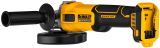 Аккумуляторная угловая шлифмашина DEWALT DCG407M2T, 18 В, 125 мм, 9000 об/мин, с 2 АКБ 4 Ач и ЗУ, в кейсе TSTAK (DCG407M2T-QW)