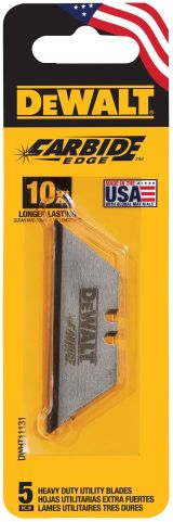 Лезвие для ножа DEWALT DWHT11131, трапециевидное, 63x20 мм, 5 шт.