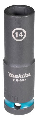 Ударная удлиненная торцовая головка Makita Impact Black 1/2" 14x81, 5 мм , E-16455