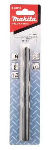 Сверло по металлу Makita HSS-R 12х101x151, D-38510
