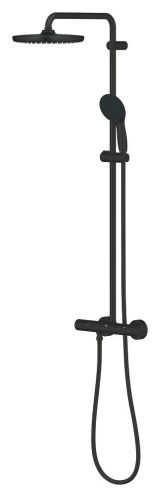 Душевая система GROHE Tempesta System 250 с термостатом для душа, матовый чёрный (266702431/U), уцененный товар