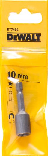 Торцевой ключ DEWALT DT7403, 1/4 дюйма, №10 x 50 мм, магнитный