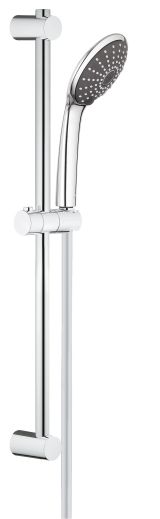 Душевой гарнитур GROHE QuickFix Vitalio Joy 110 Duo, 2 режима струи, душевая штанга 600 мм, 9,5 л/мин, хром (27326000)