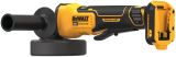 Аккумуляторная угловая шлифмашина DEWALT DCG416B, 20/60 В, 125 мм, 9000 об/мин, без АКБ и ЗУ (DCG416B-XJ)
