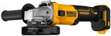 Аккумуляторная угловая шлифмашина DEWALT DCG407M2T, 18 В, 125 мм, 9000 об/мин, с 2 АКБ 4 Ач и ЗУ, в кейсе TSTAK (DCG407M2T-QW)