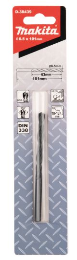 Сверло по металлу Makita HSS-R 6, 5х63x101, D-38439