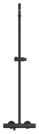 Душевая система GROHE Tempesta System 250 с термостатом для душа, черный (266702431)