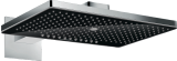 Верхний душ hansgrohe Rainmaker Select 460 3jet с настенным кронштейном скрытого монтажа 24007600, черный/хром