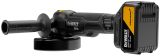 Угловая шлифмашина DEWALT McLaren Limited Edition DCG45MP2T, 18 В, 125 мм, 9000 об/мин, с 2 АКБ 5 Ач и ЗУ, в кейсе TSTAK