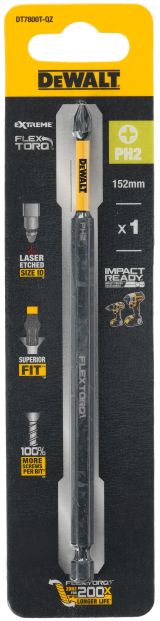 Бита DEWALT DT7800T, PH2, 152 мм (DT7800T-QZ)
