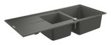 Мойка GROHE K400 с 1,5 чашей, серый гранит (31643AT0)