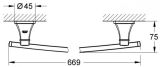 Держатель для полотенца GROHE Grandera холодный рассвет глянец (40629GL0)