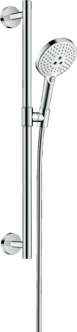 Душевой гарнитур hansgrohe Raindance Select S 120 3jet со штангой 65 см 26320400, белый/хром