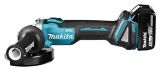 Угловая шлифмашина Makita DGA504RT, 18 В, 125 мм, 8500 об/мин, с АКБ 5 Ач и ЗУ, в кейсе
