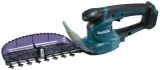 Аккумуляторный набор садовой техники Makita, 12 В: цепная пила UC100 + кусторез UH201 + воздуходув UB101, с АКБ 2 Ач и ЗУ