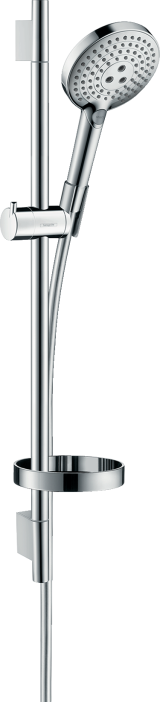 Душевой гарнитур hansgrohe Raindance Select S 120 3jet со штангой 65 см и мыльницей 26630000, хром