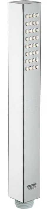 Душевая система GROHE Euphoria SmartControl System 310 Cube Duo с термостатом для душа, белая луна (26508LS0)