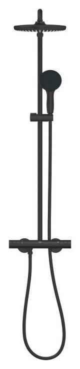 Душевая система GROHE Tempesta System 250 с термостатом для душа, черный (266702431)