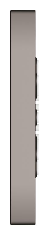 Боковой душ GROHE Rainshower Aqua, квадратный, 2 режима струи, темный графит глянцевый (26802A00)