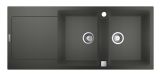 Мойка GROHE K500 с двумя чашами, 1160 x 500 мм, серый гранит (31647AT0)