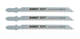 Пилка для лобзика DEWALT EXTREME PRECISION CUT DT2217, по дереву биметаллическая, BiM, 100 x 75 x 2.5 x 30 мм, T101BF, 3 шт.