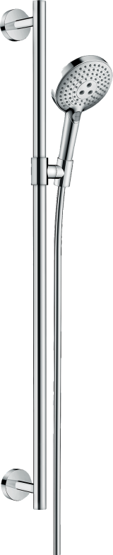 Душевой гарнитур hansgrohe Raindance Select S 120 3jet EcoSmart со штангой 90 см 26323000, хром