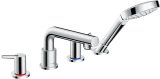 Внешняя часть смесителя для ванны hansgrohe Talis S на край ванны, на 4 отверстия 72418000, хром