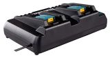Набор Makita: 2 аккумулятора BL1850B, Li-Ion, 18 В, 5 Ач и двойное быстрое ЗУ DC18RD, 7.2-18 В, 2x9 А, 191L75-3