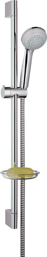 Душевой гарнитур hansgrohe Crometta 85 2jet Vario со штангой 65 см и мыльницей 27764000, хром