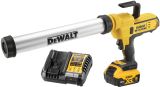 Аккумуляторный пистолет для герметика DEWALT DCE580P1, 18 В, с АКБ 5 Ач и ЗУ