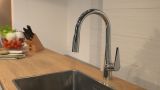 Смеситель для кухонной мойки hansgrohe Talis M51 200, с вытяжным душем 2jet 72813000, хром