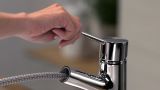 Смеситель для кухонной мойки hansgrohe Talis M52 170, с вытяжным душем 2jet 32841000, хром