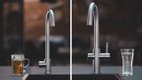 Смеситель для кухонной мойки GROHE Blue Home с системой фильтрации, охлаждения и газирования воды, суперсталь (31455DC1)