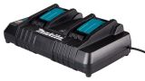 Набор Makita: 2 аккумулятора BL1850B, Li-Ion, 18 В, 5 Ач и двойное быстрое ЗУ DC18RD, 7.2-18 В, 2x9 А, 191L75-3