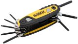 Набор Torx ключей DEWALT DWHT70264, T9-T40, 8 шт.