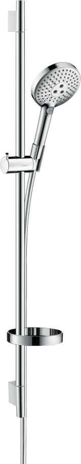 Душевой гарнитур hansgrohe Raindance Select S 120 3jet со штангой 90 см и мыльницей 26631000, хром
