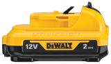 Аккумулятор DEWALT DCB122, Li-Ion, 12 В, 2 Ач (DCB122-XJ)