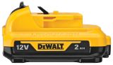 Аккумулятор DEWALT DCB122, Li-Ion, 12 В, 2 Ач (DCB122-XJ)