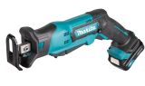Аккумуляторная сабельная пила Makita JR105DWAE, 10.8 В, 3300 ход/мин, 13 мм, с 2 АКБ 2 Ач и ЗУ, в кейсе