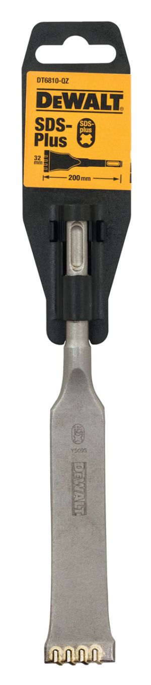 Зубило с твердыми напайками DEWALT DT6810, SDS-Plus, 200 x 32 мм