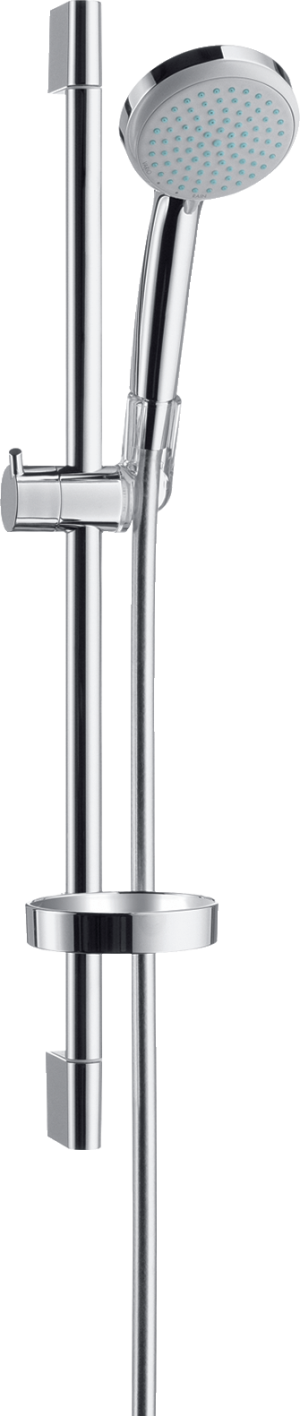 Душевой гарнитур hansgrohe Croma 100 4jet Vario со штангой 65 см и мыльницей 27772000, хром