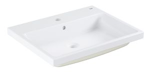 Раковина GROHE Cube Ceramic полувстраиваемая 60 см, альпин-белый (3947900H)