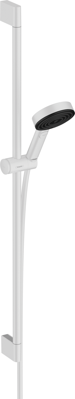 Душевой гарнитур hansgrohe Pulsify Select S 105 3jet Relaxation cо штангой 90 см 24170700, матовый белый