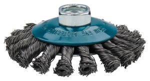 Щетка проволочная конусная Makita 100 мм, (D-39861)